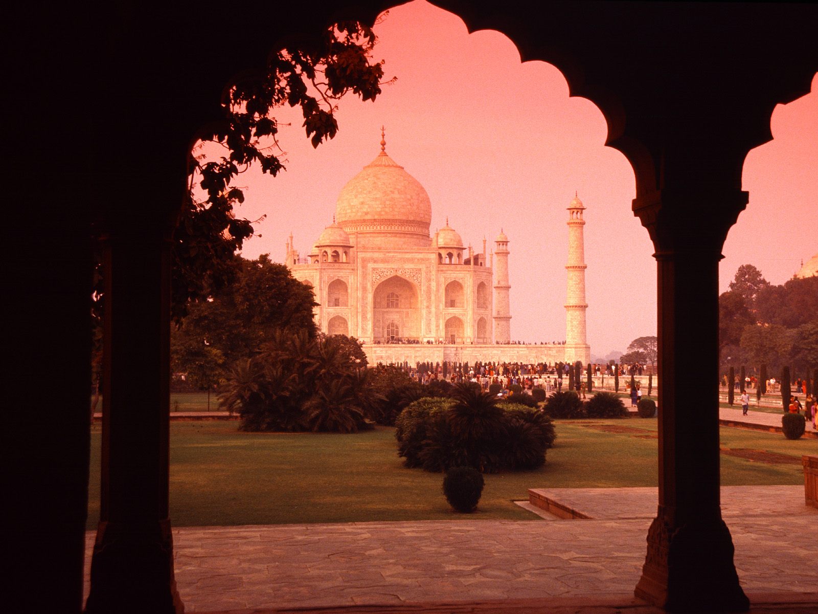 Architectural Wonder Taj Mahal India photo or wallpaper