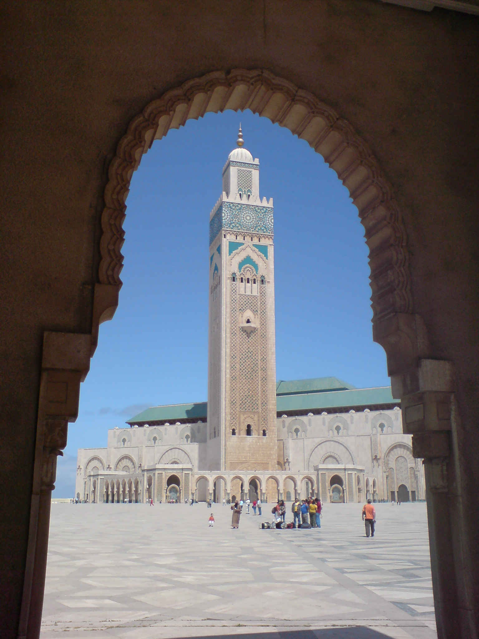 Beautiful Hassan II Mosque in Casablanca Morocco photo or wallpaper