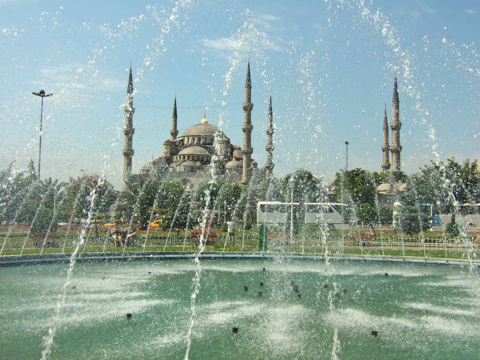 Famous Blue Mosque of Istanbul Turkey photo or wallpaper