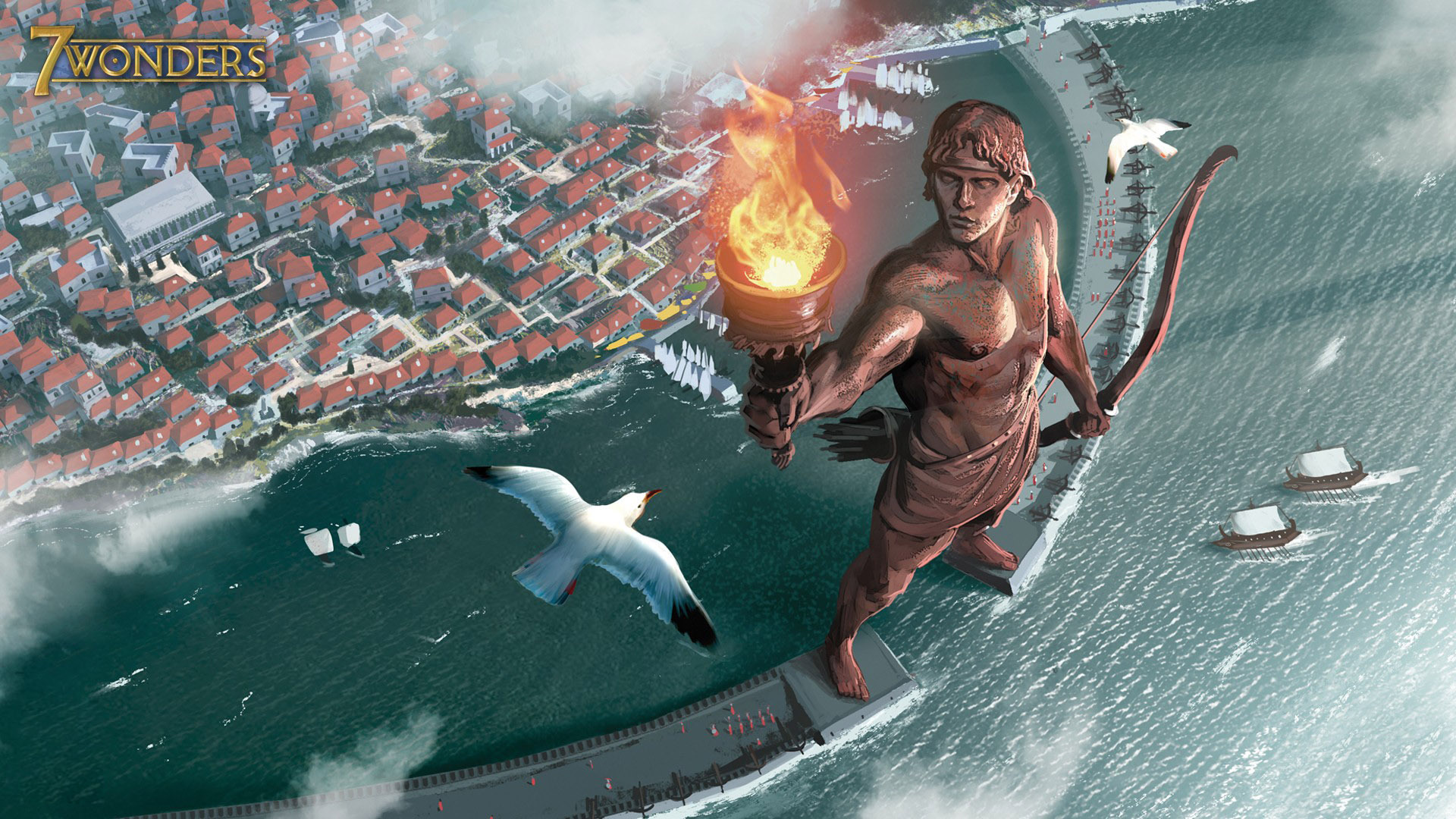 Colossus of Rhodes 1920 x 1080