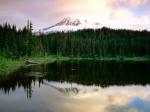 Sunrise at Reflection Lake Mount Rainier Washington