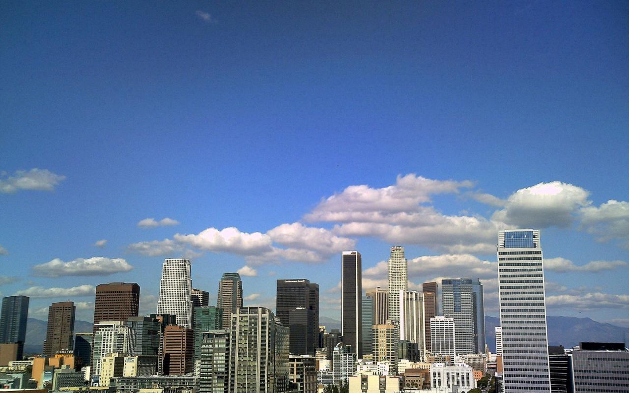 los-angeles skyscrapers 1280 x 800