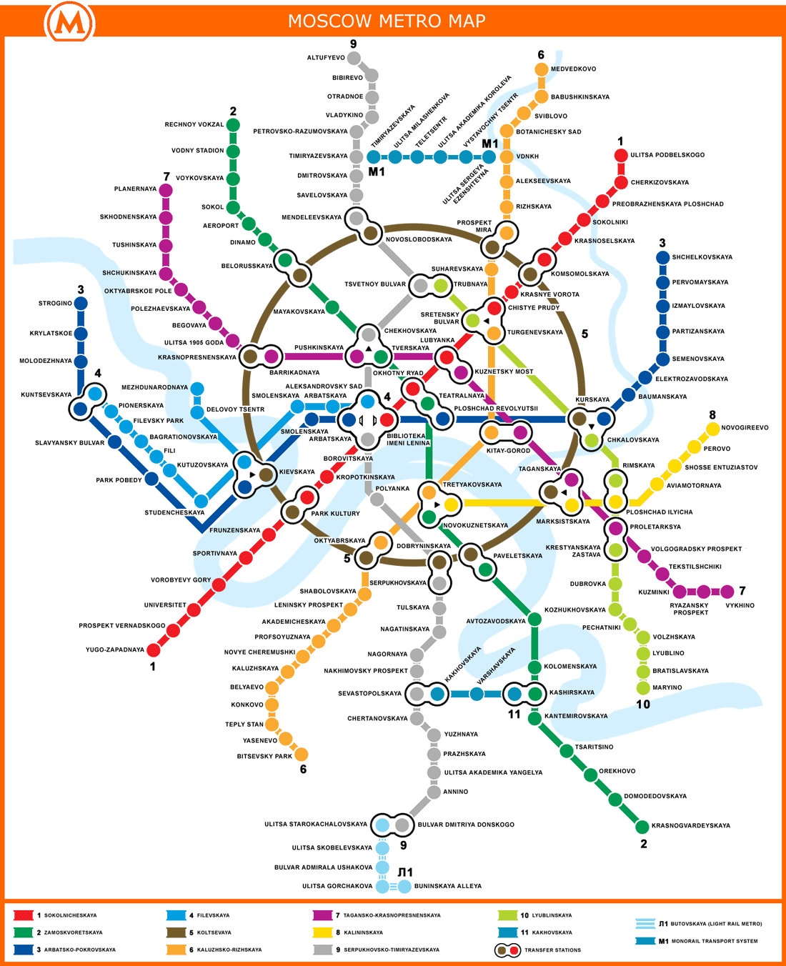 Moscow Metro Map