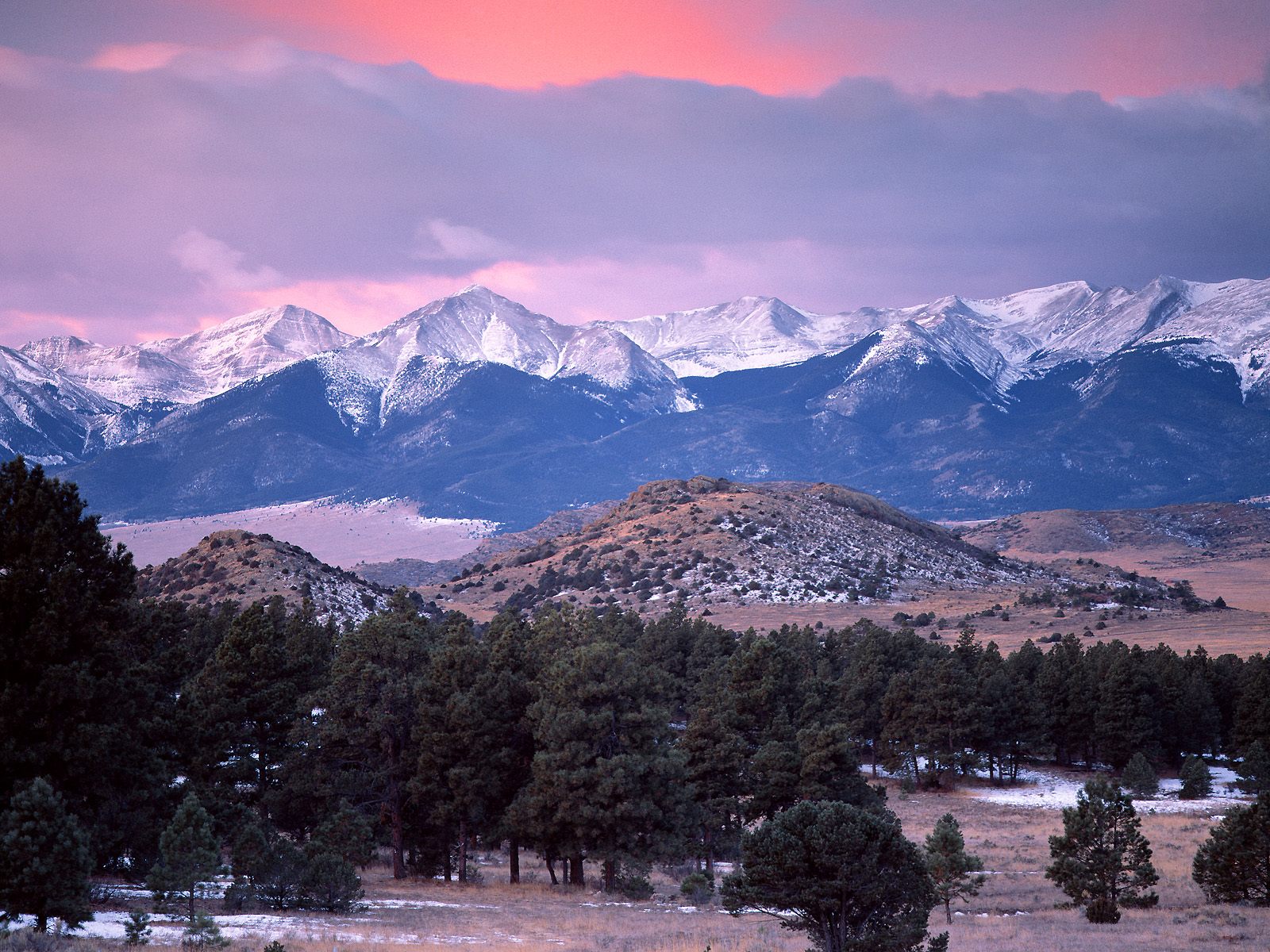 The Sangre de Cristo Range Colorado