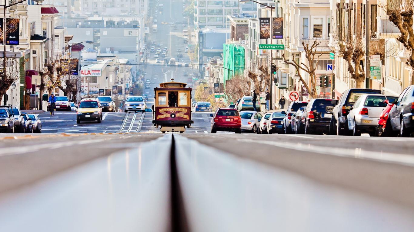 San-Francisco railway 1366 x 768