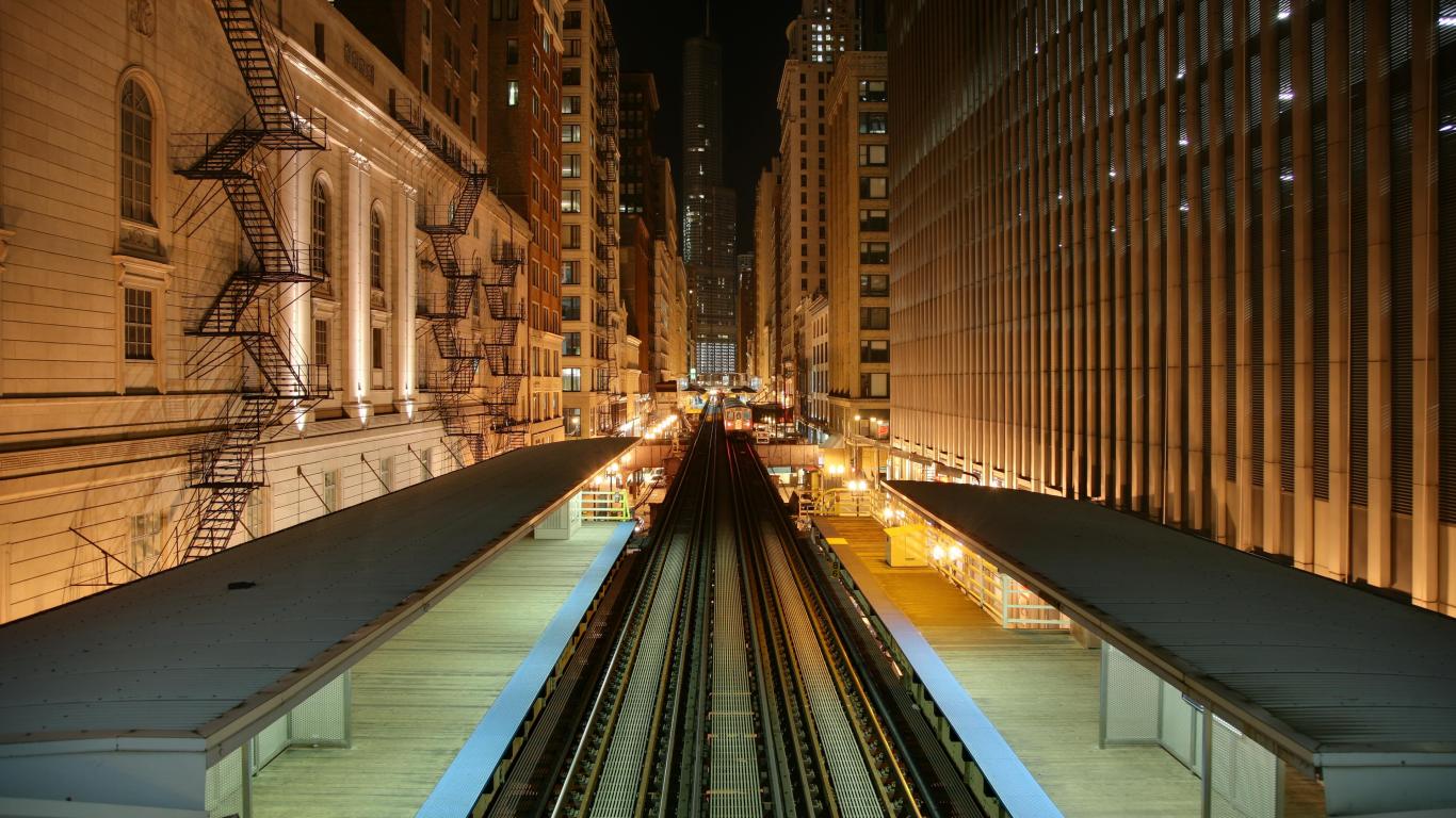 Chicago-Subway 1366 x 768