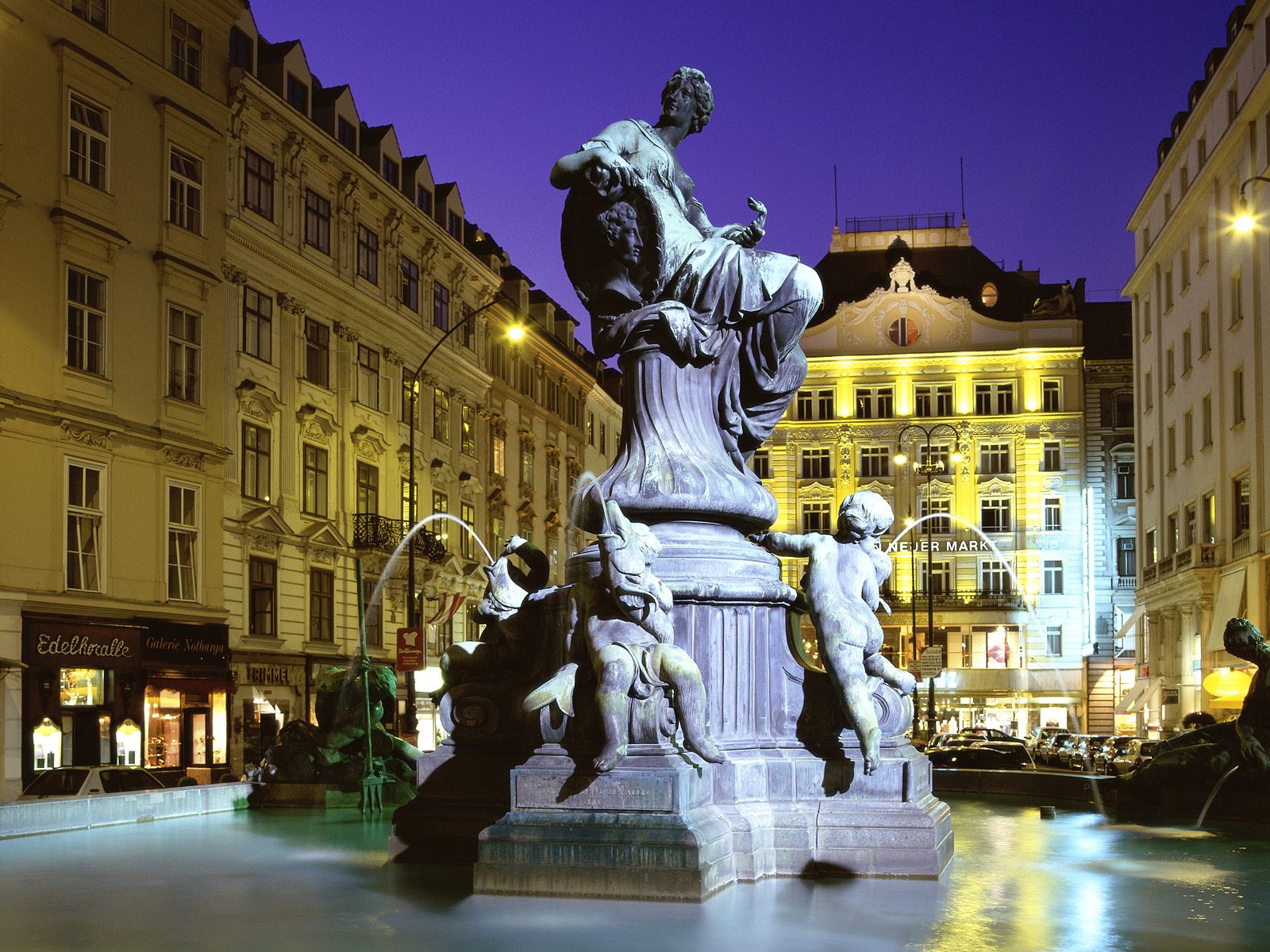 Donnerbrunnen Fountain Vienna Austria
