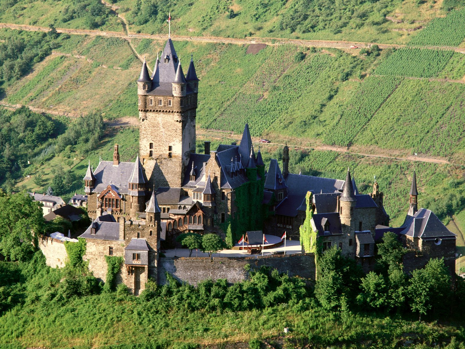 Reichsburg Castle Mosel Valley Germany