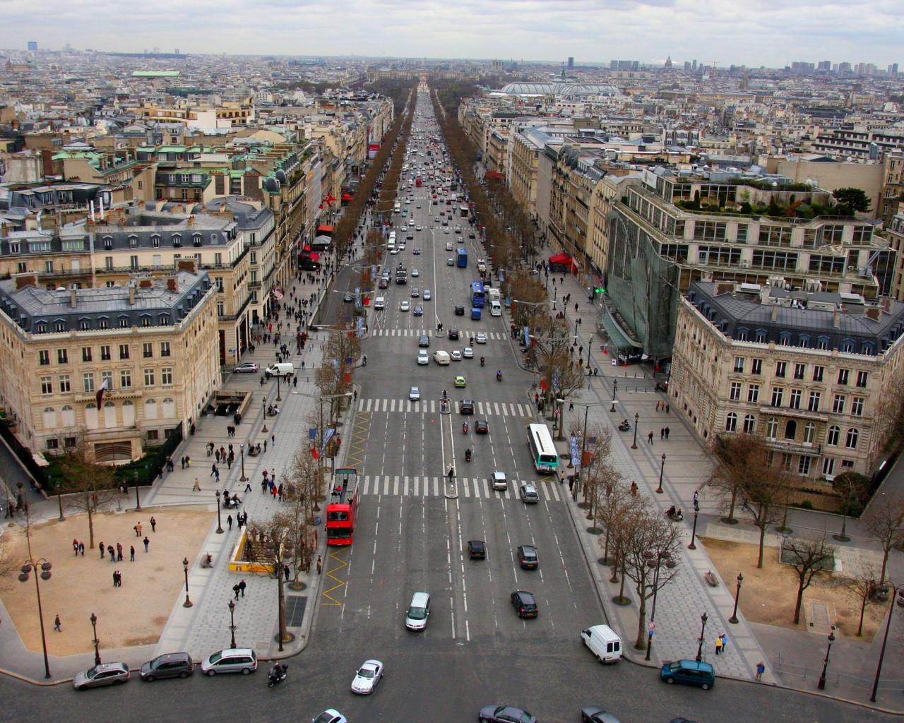 Champs-Elysee 1280 x 1024