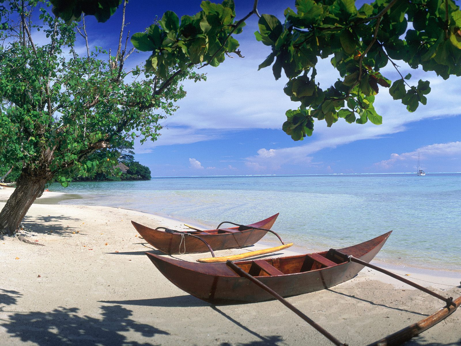 Hana Iti Beach Huahine Island Tahiti