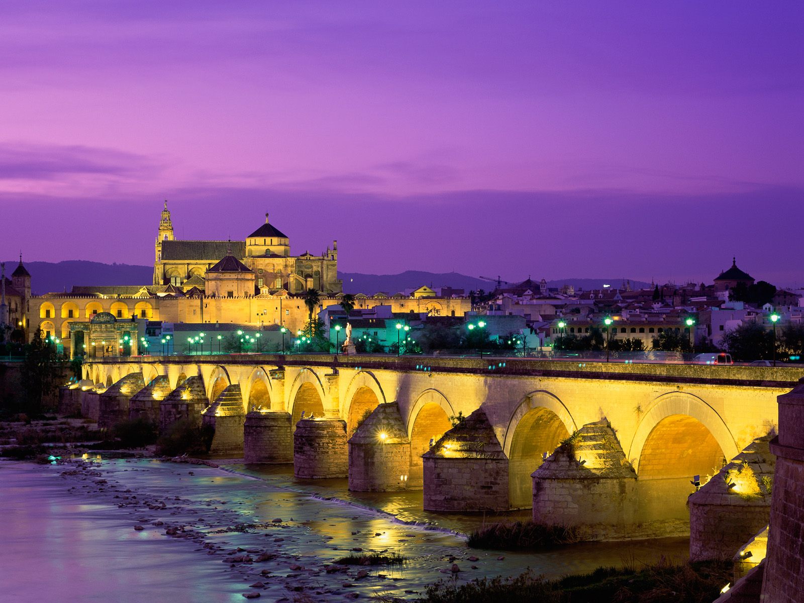 Roman Bridge Guadalquivir River Cordoba Spain