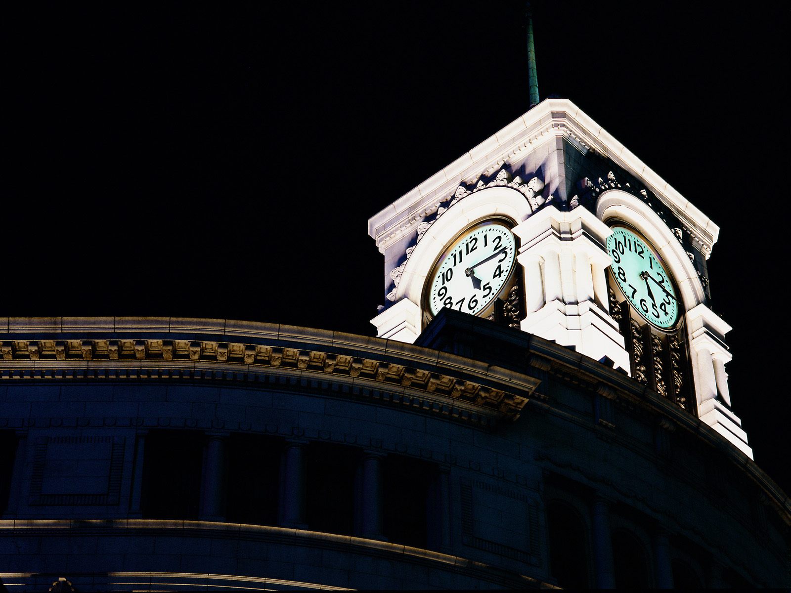 Roof Clock Wako Department Store Tokyo Japan