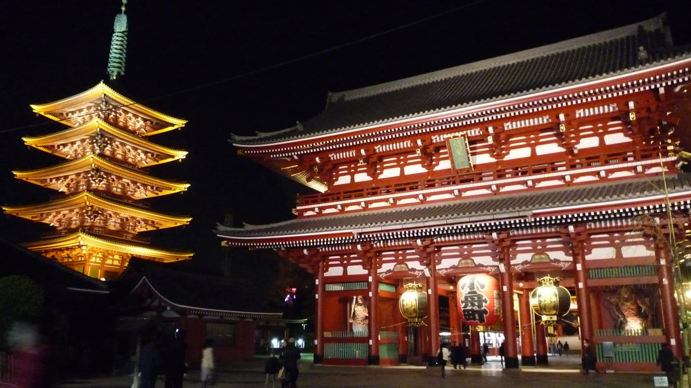 Sensou-ji 1366 x 768