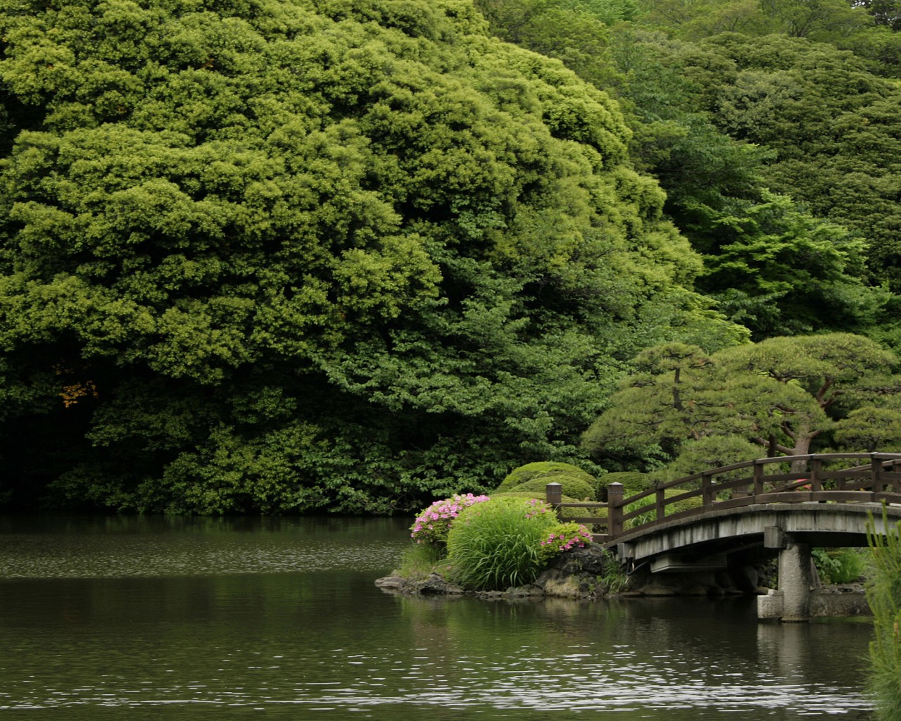 Shinjuku  Gyoen Bridge 1280 x 1024