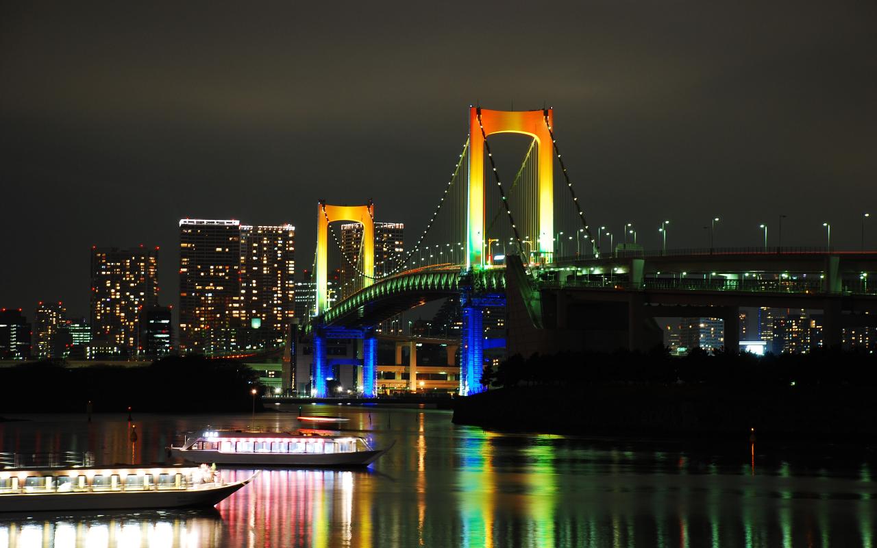 tokyo bridge 1280 x 800