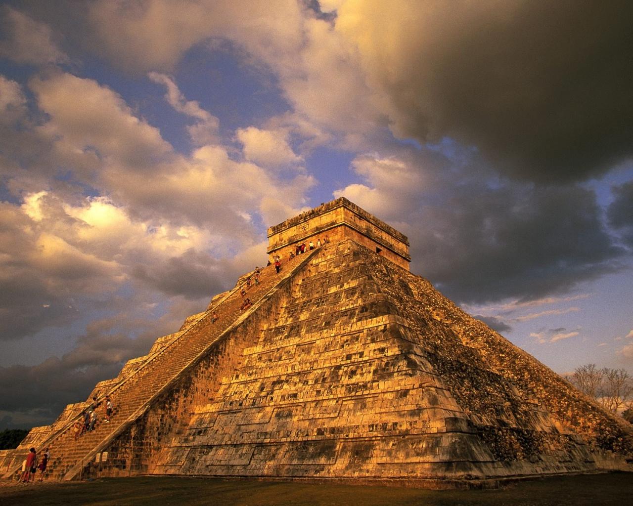mayan ruin mexico 1280 x 1024