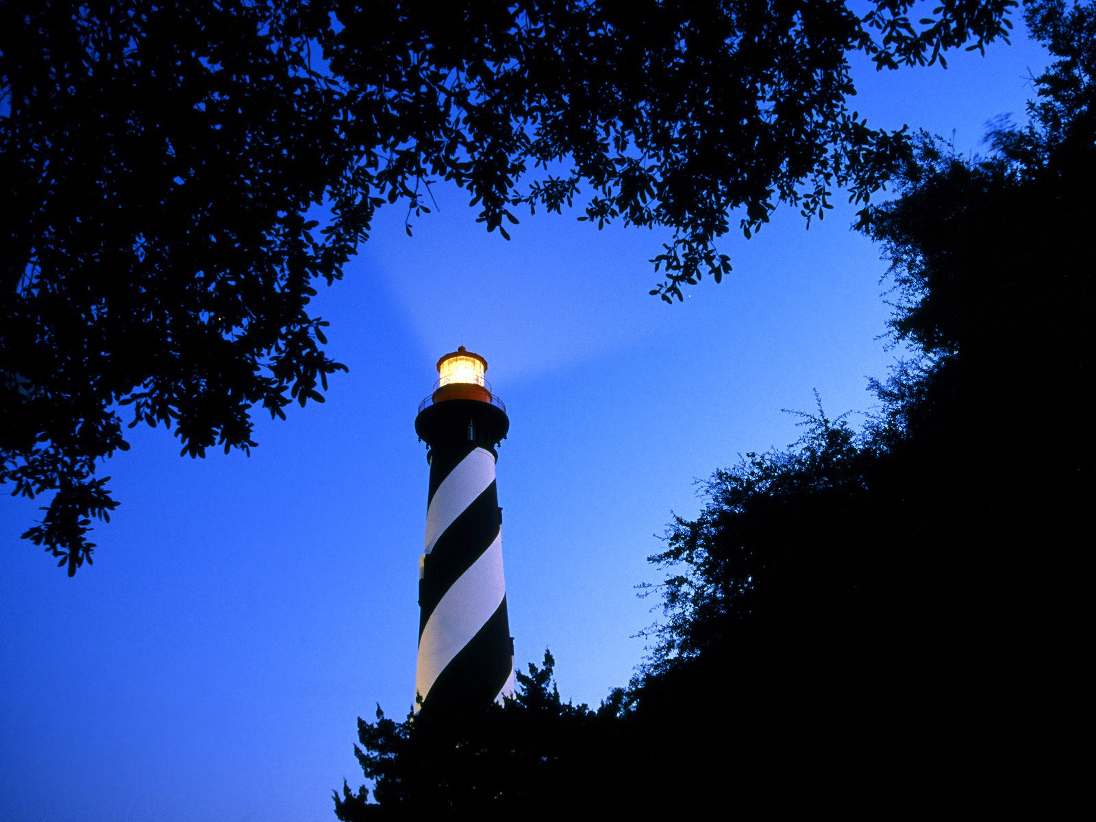 St. Augustine Lighthouse at Twilight Florida