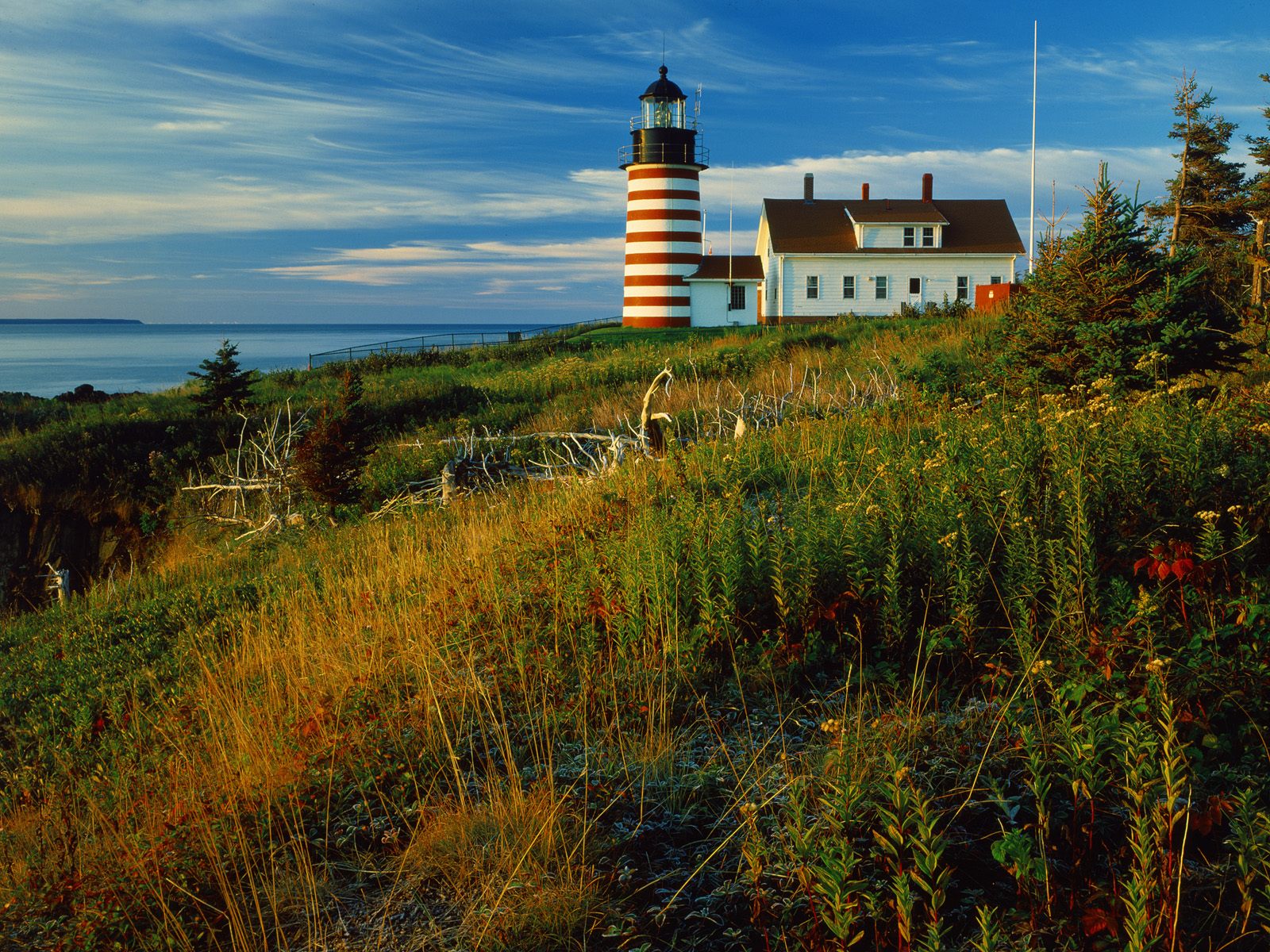 Sunrise at Quoddy Head Lighthouse Lubec Maine