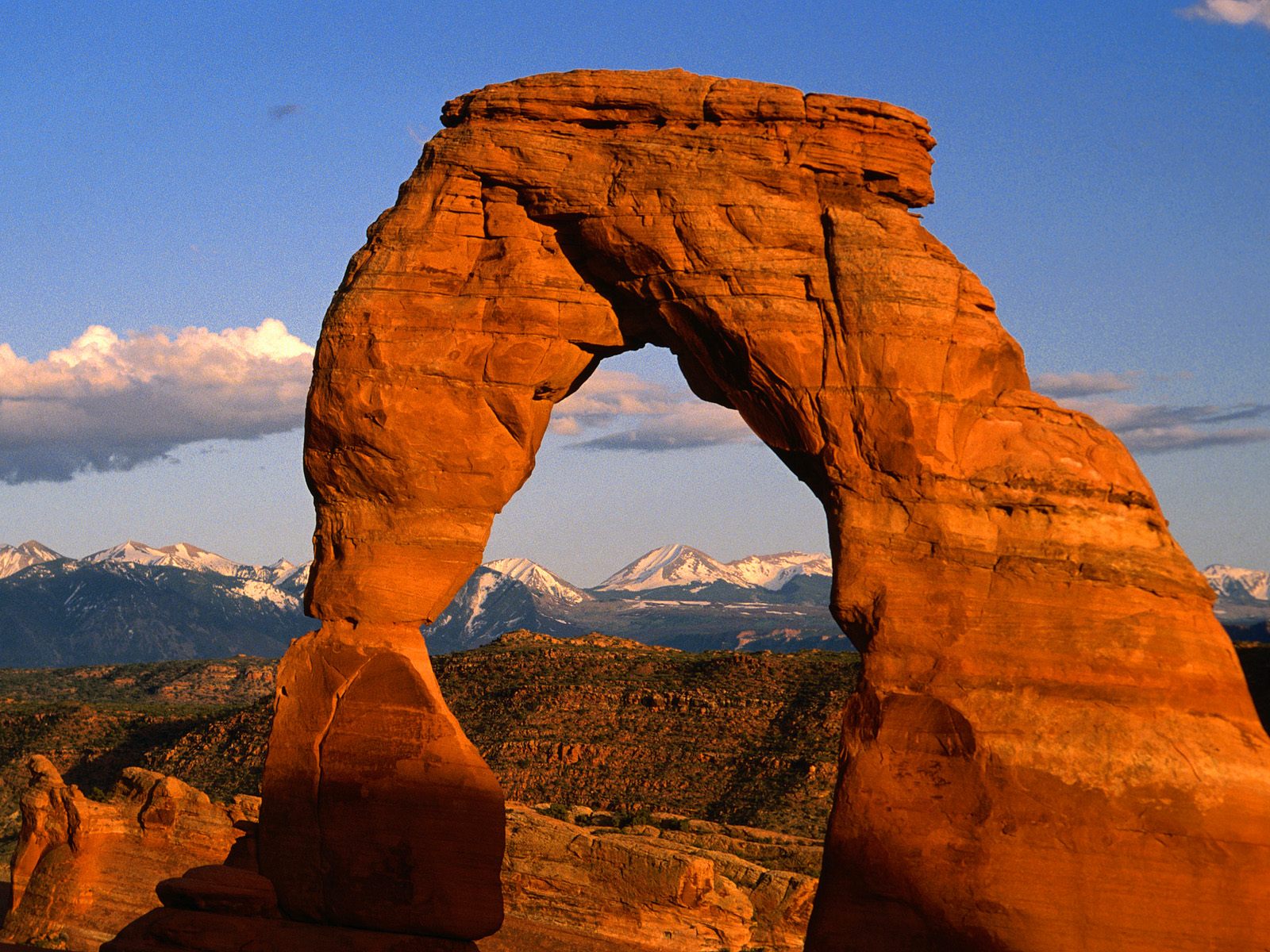 Delicate Arch Arches National Park Utah postcard, Delicate Arch Arches