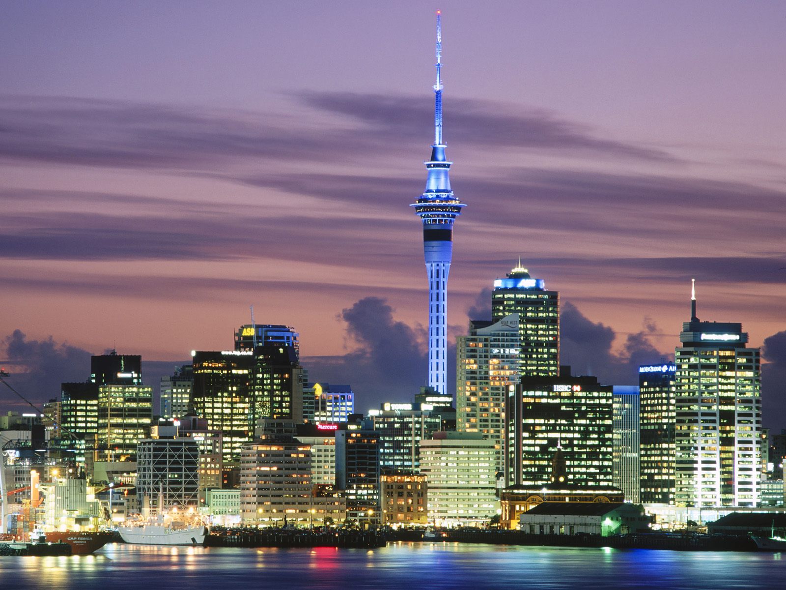 Evening Falls New Zealand