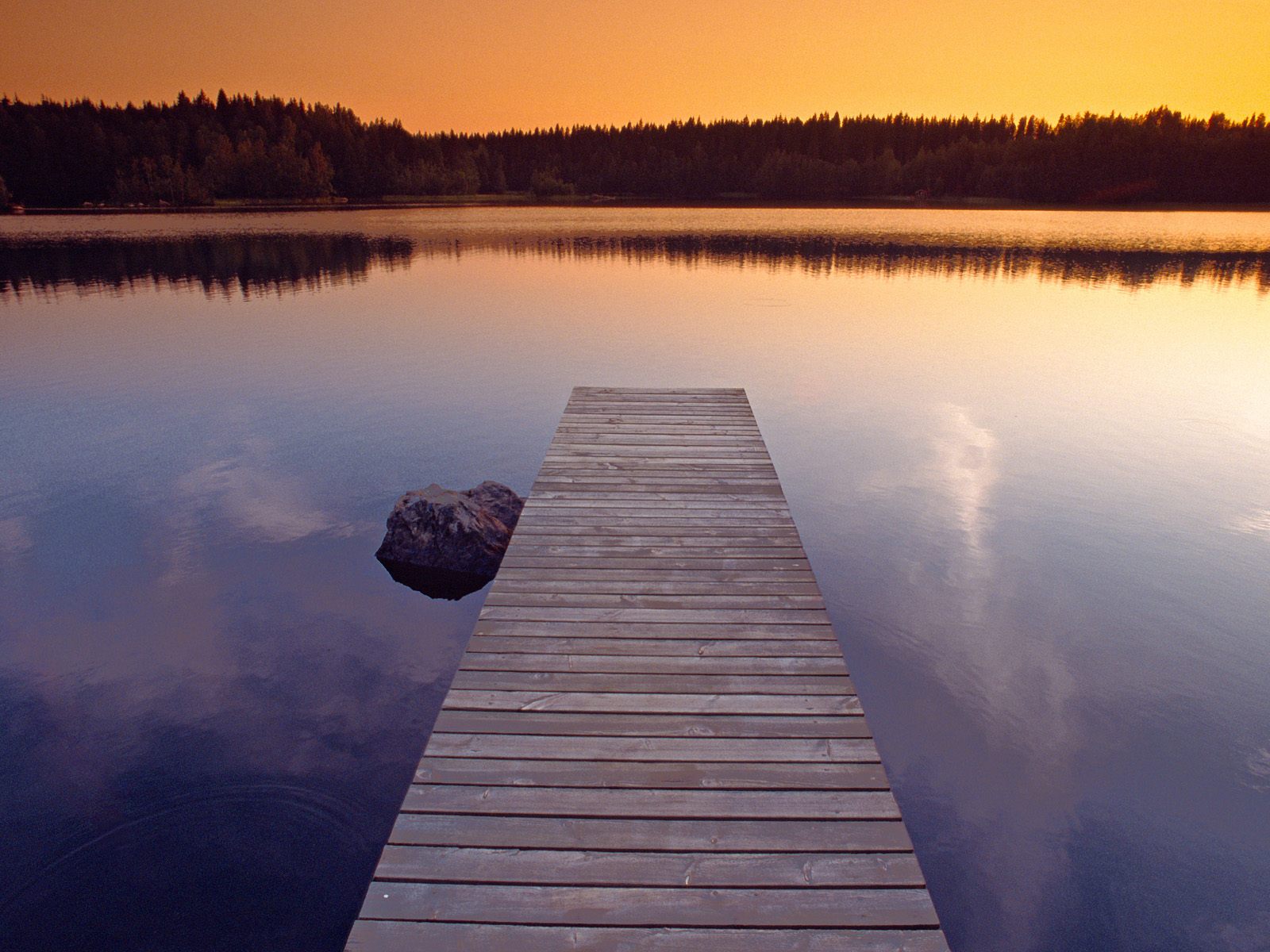 Beautiful Light at Dusk Finland