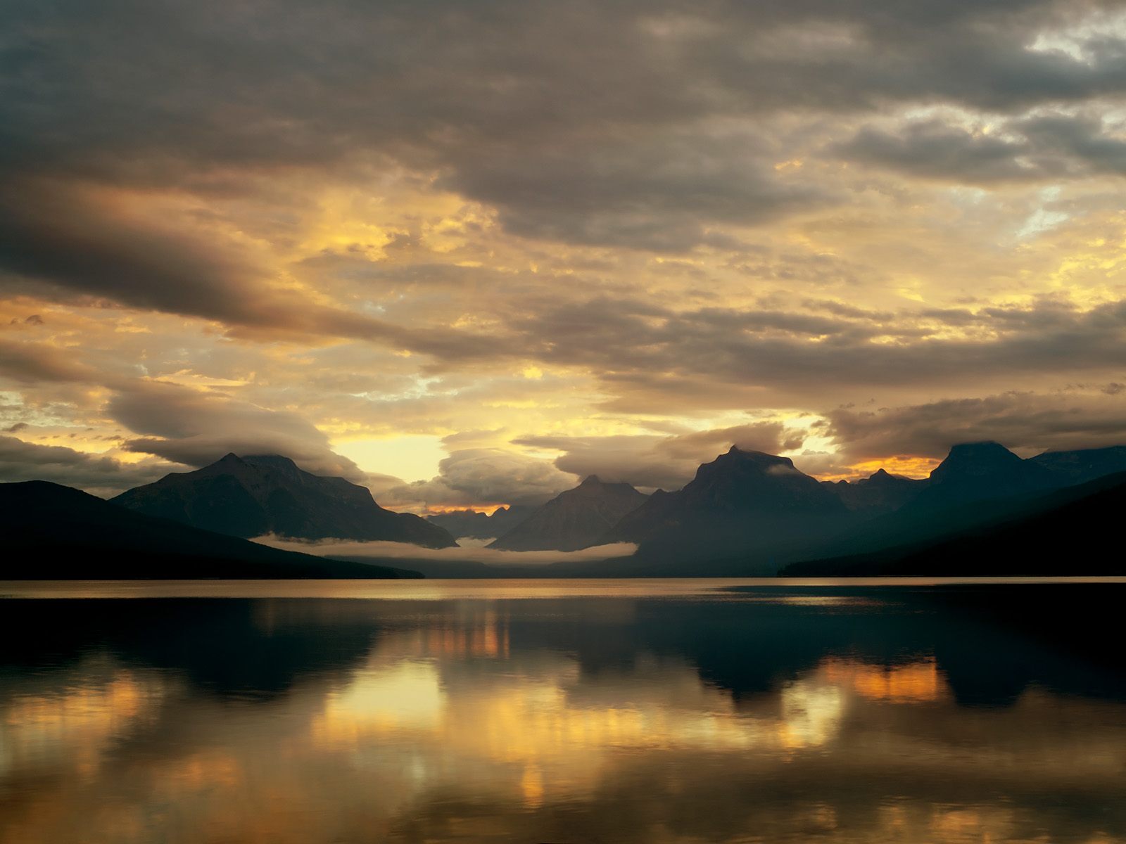 McDonald Lake Glacier National Park Montana