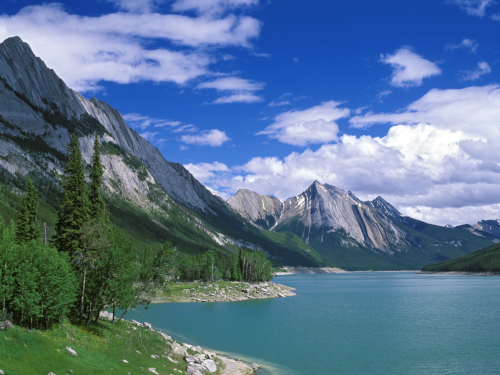 Medicine Lake Jasper National Park Alberta Canada