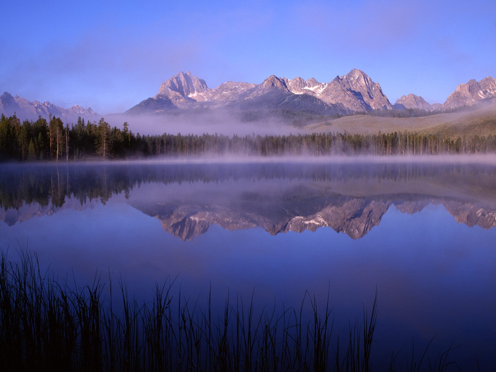 Morning at Little Redfish Lake Idaho