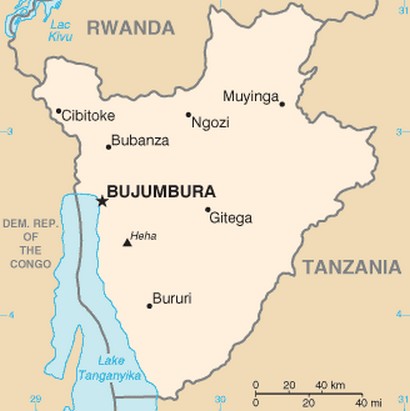 Burundi-map