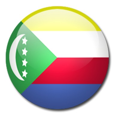 comoros flag 3d