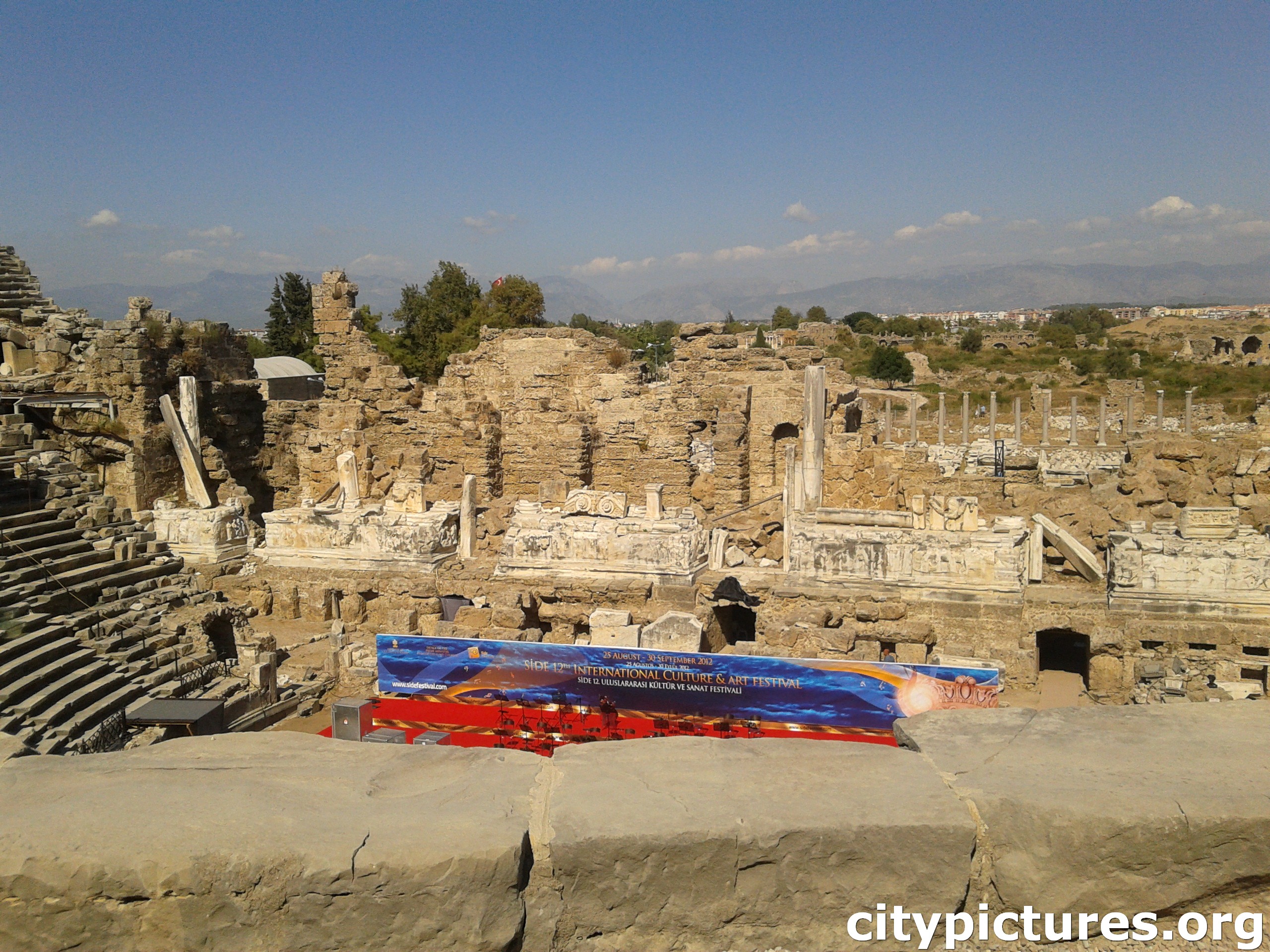 antalya side amphitheater