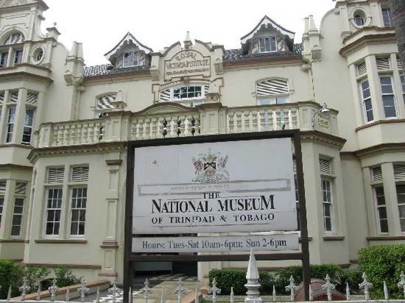 front entrance to museum Trinidad and Tobago