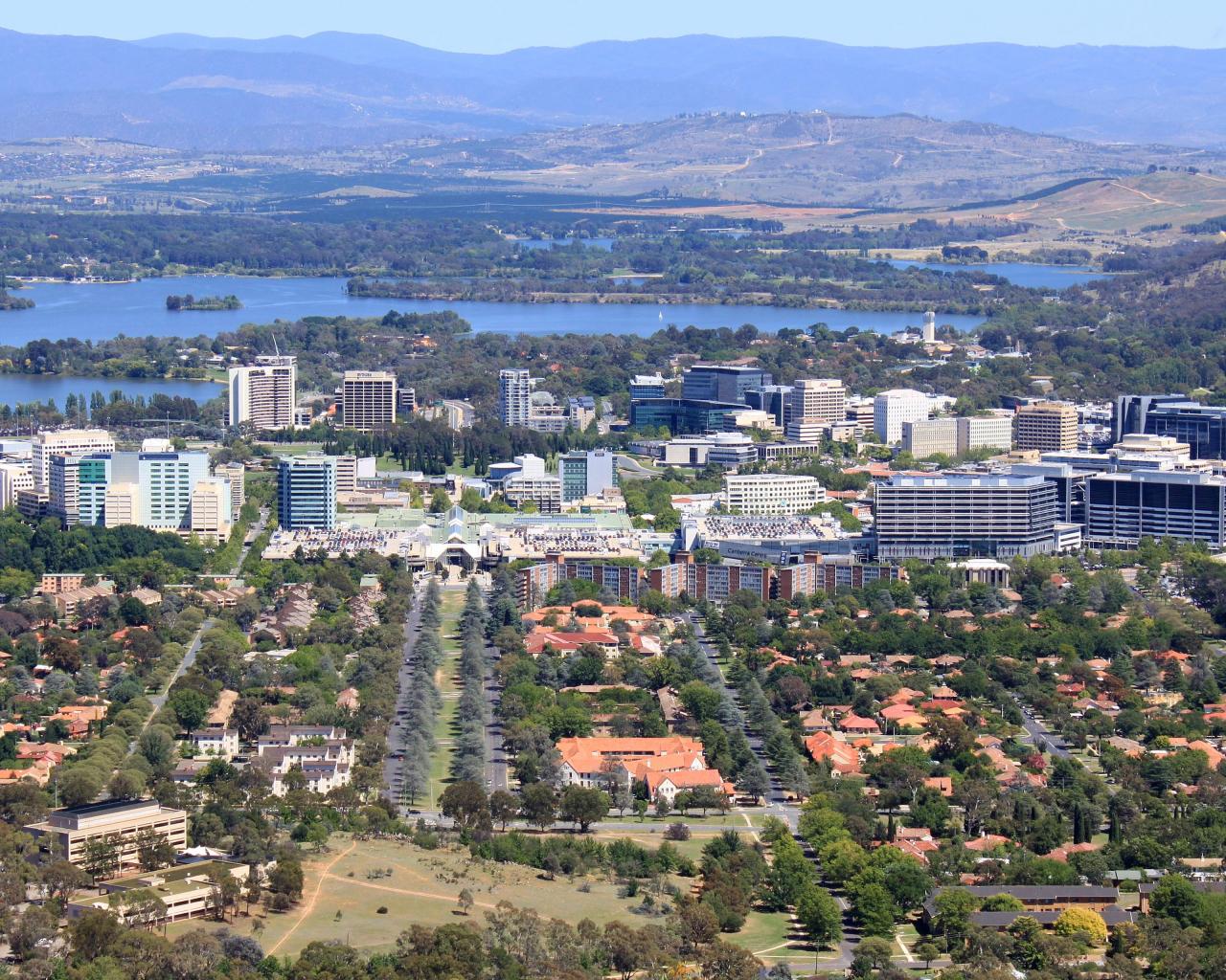 Canberra city center 1280 x 1024