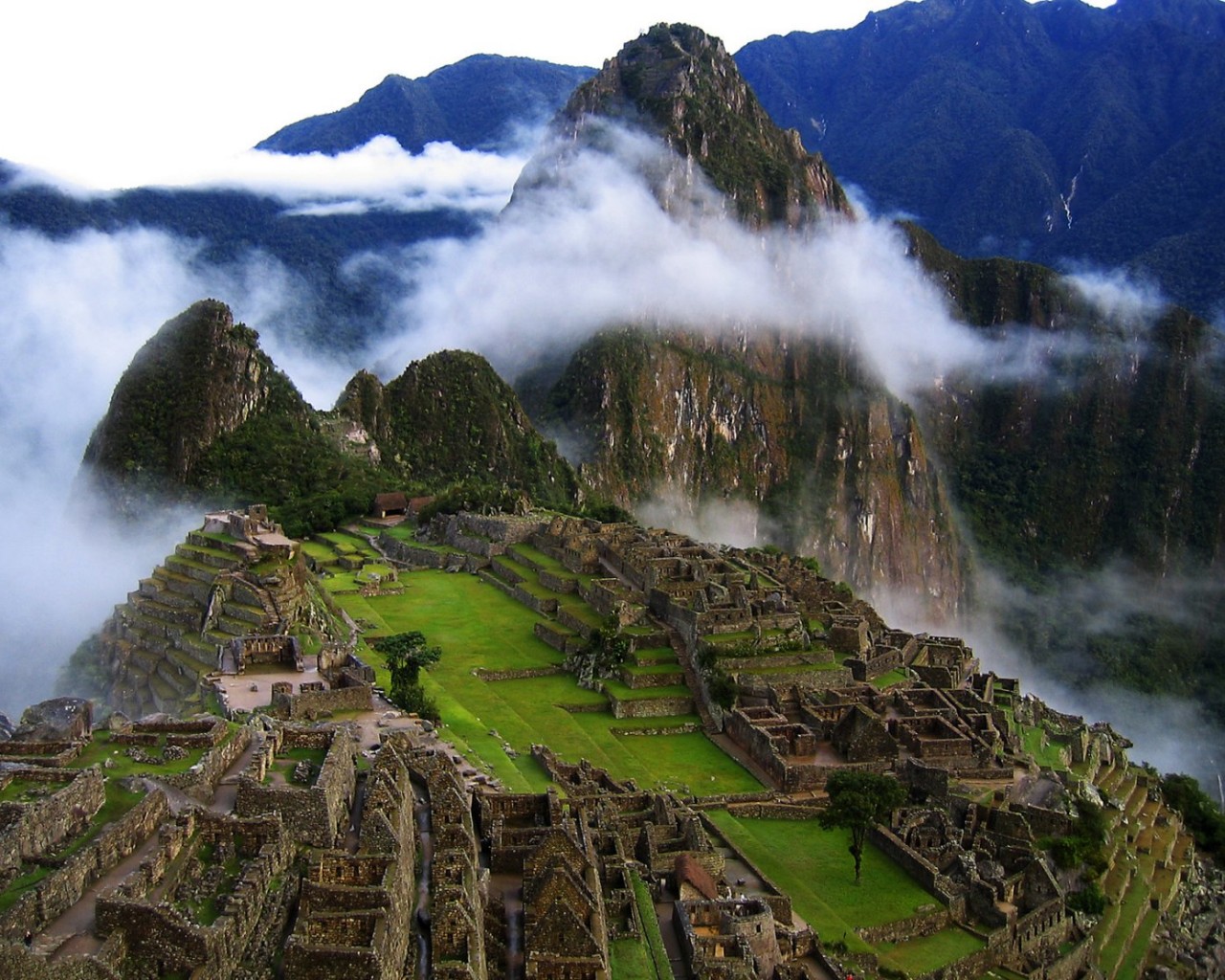 Seven Wonders machu picchu 1280 x 1024