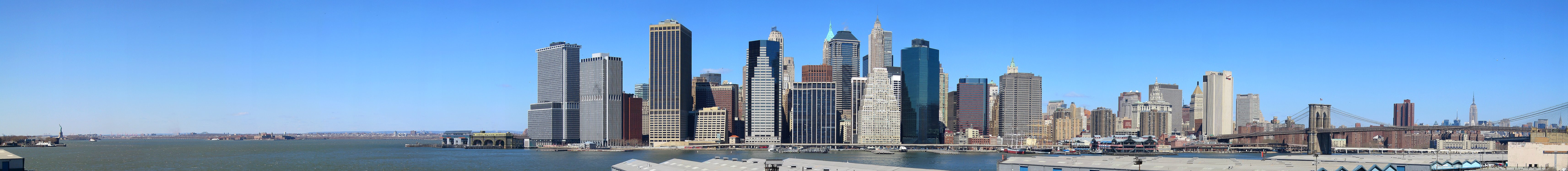 manhattan skyline panorama