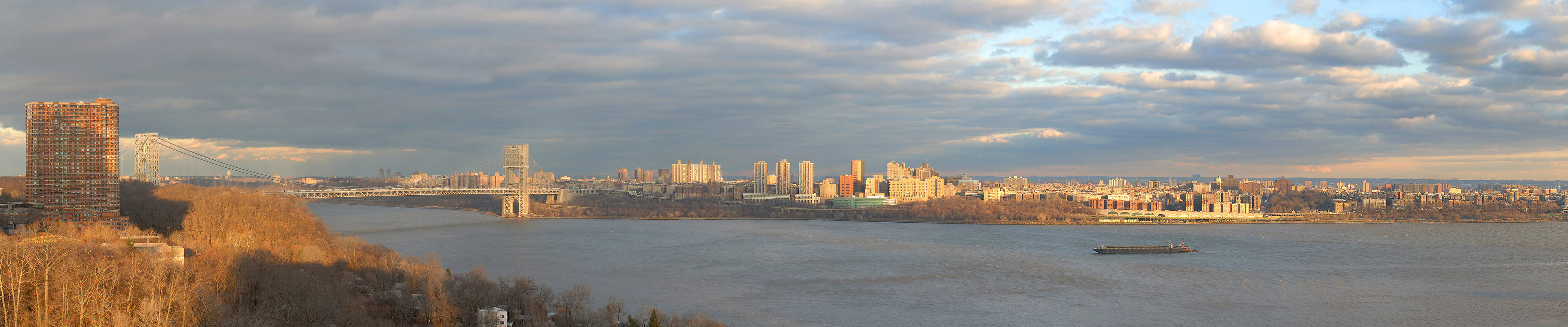 new york george washington bridge afternoon