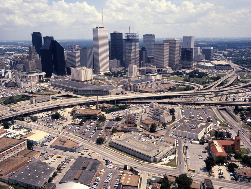Houston aerial 1970s