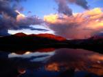 Hovering Above Mount Elbert Colorado