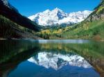 Snow Capped Maroon Bells White River National Forest Colorado