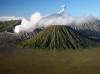 Indonesia bromo with smoking semeru