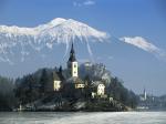 Lake Bled Karavanke Alps Slovenia