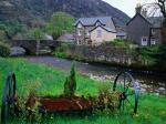 Stone Village of Beddgelert Snowdonia National Park Gwynedd Wales