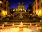 Trinita dei Monti Church Spanish Steps Rome Italy