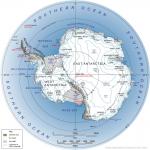 Antarctica map