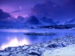 Cold Mountain Lake at Dusk Skarstad Norway