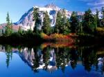 Mirror Reflections Mount Shuksan Washington