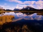 Mount Rundle From Vermillion Lakes Banff National Park Canada