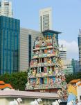 Temple-and-skyscrapers